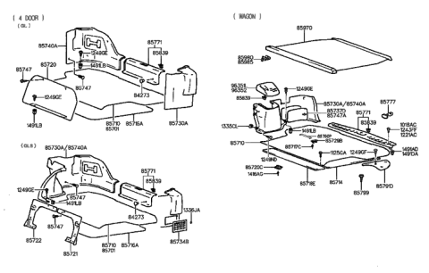 2009 Hyundai Sonata  Floor Assembly-Load, Front Diagram for 8571829600
