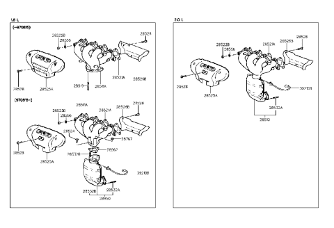 2005 Hyundai Sonata Washer-Plain Diagram for 2855623000