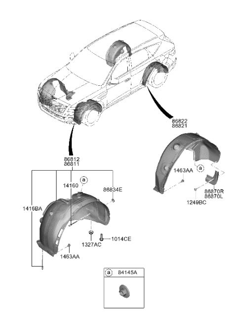 2012 Hyundai Azera Washer-Plain Diagram for 1351004006K