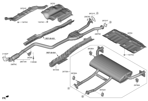 2011 Hyundai Azera  GASKET Diagram for 28751A9200