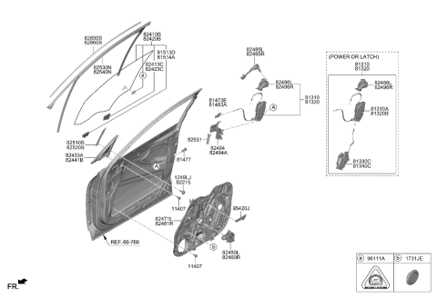 2013 Hyundai Azera  Bolt-FLANGE Diagram for 1140806141