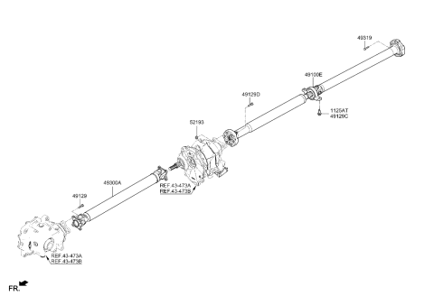 2012 Hyundai Azera Bolt-Washer Assembly Diagram for 1125210456K