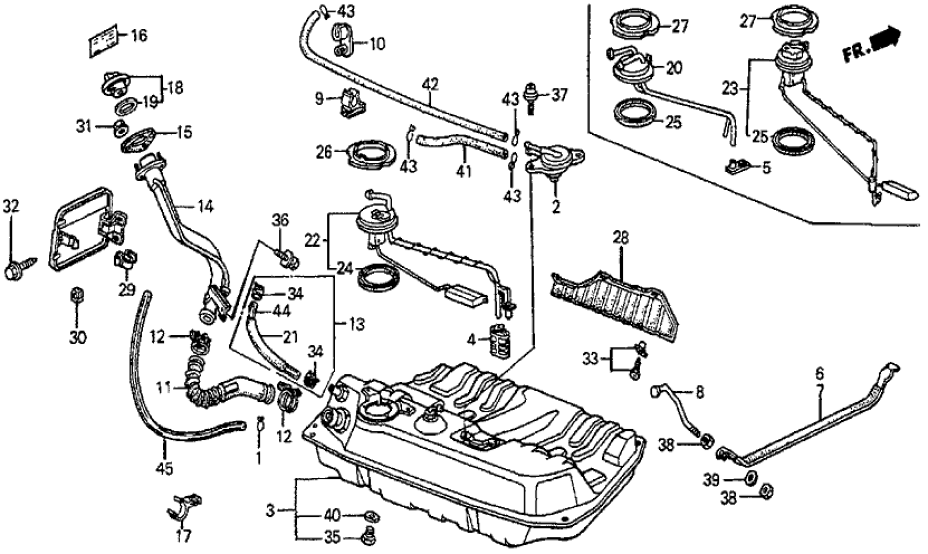 Honda 17658-SF0-930 Tube Assy., Breather