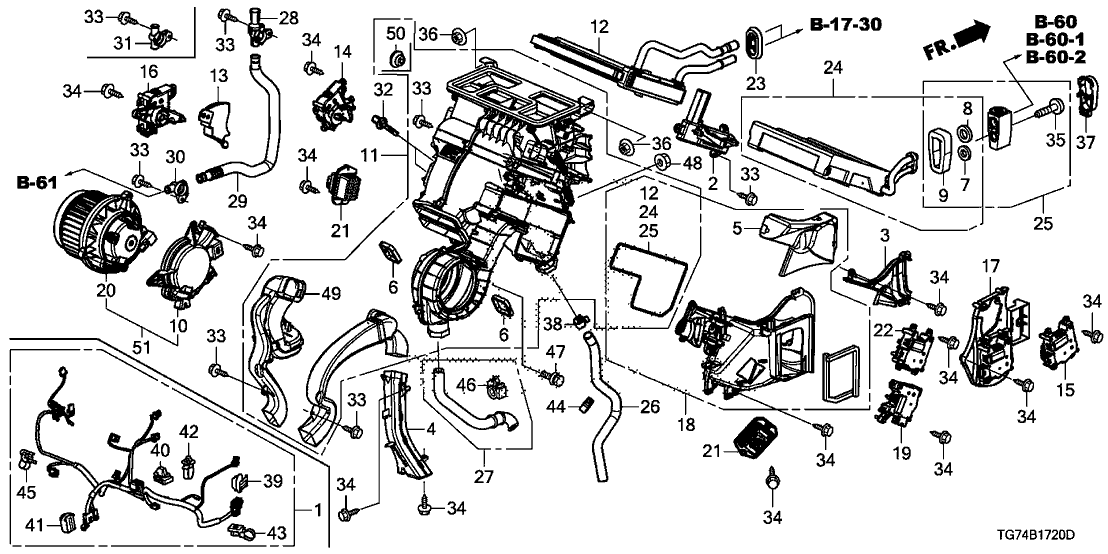 Honda 80561-TG7-A01 Plug, Thermistor