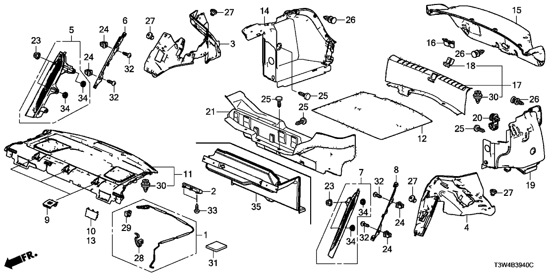 Honda 84221-T3V-003 Collar, Inlet Garn