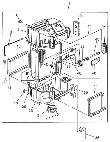 Honda 8-97130-601-0 Screw, Evaporator