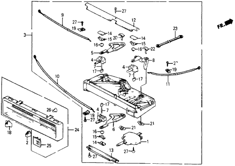 Honda 39381-SB2-000 Knob, Heater Control