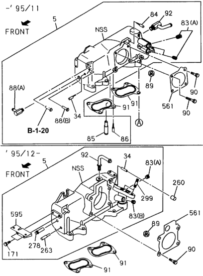 Honda 8-94148-031-0 Pipe, Air Regulator