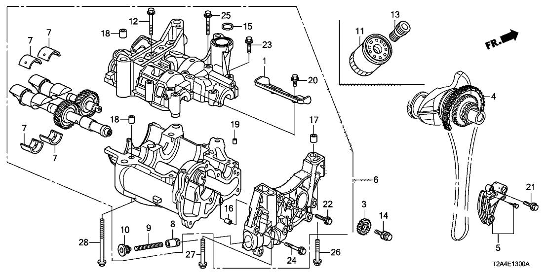 Honda 90009-5A2-A00 Bolt, Flange 8X60