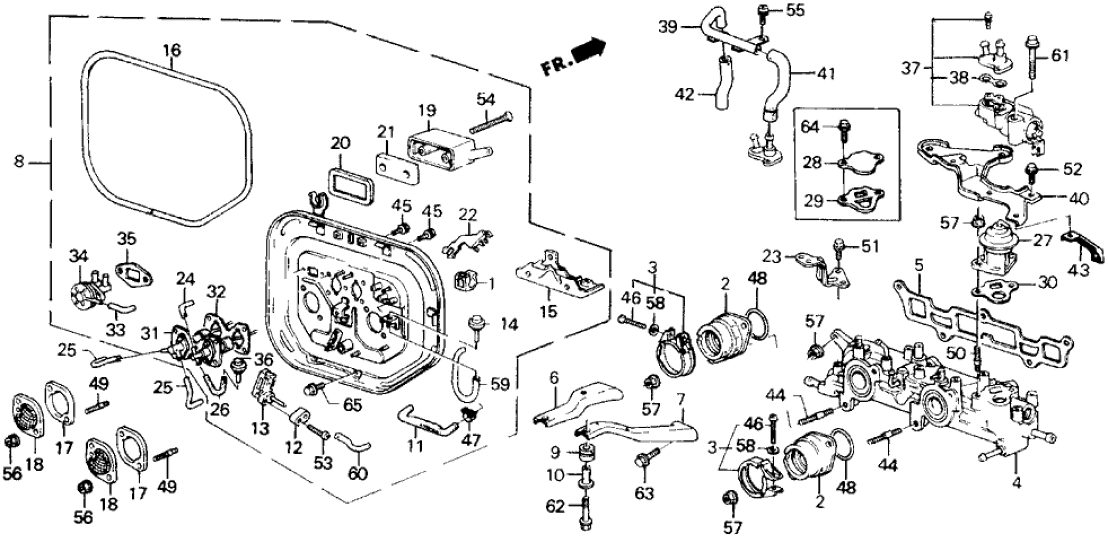 Honda 17213-PH7-020 Rubber B, Air Cleaner Housing Mounting