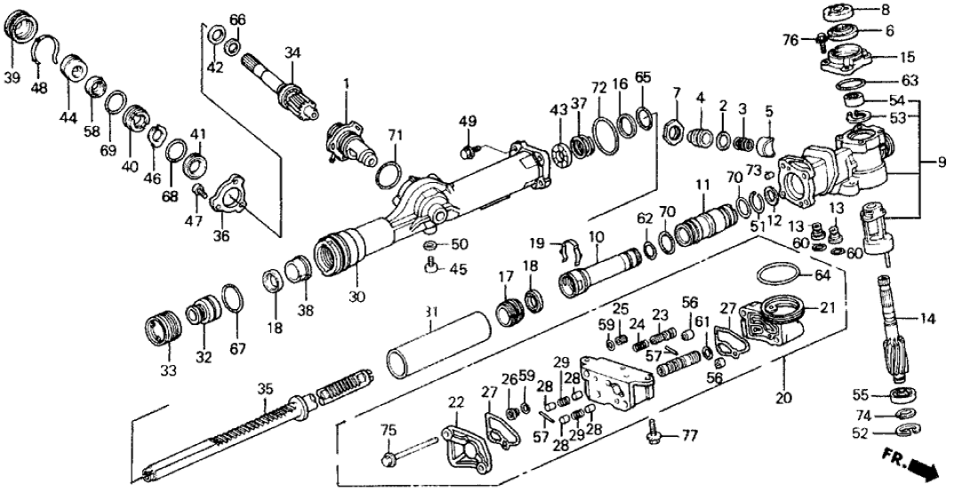 Honda 91201-SF1-J61 Seal, Driven Pinion (Nok)
