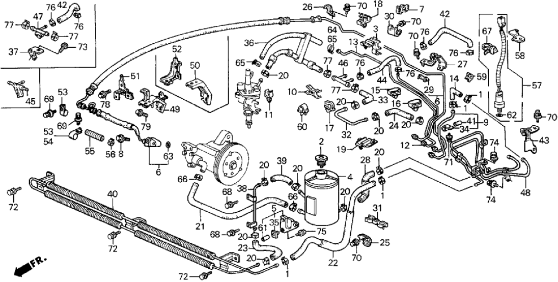 Honda 53795-SF1-971 Protector, Feed Hose