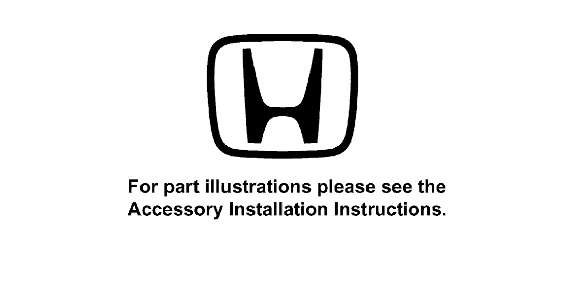 Honda 08P21-SV4-10002 Trim, L. FR. Fenderwell