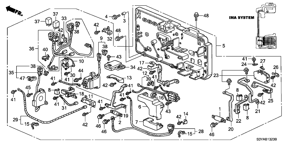 Honda 1F650-PHM-003 Wire Harness, Precharge In.