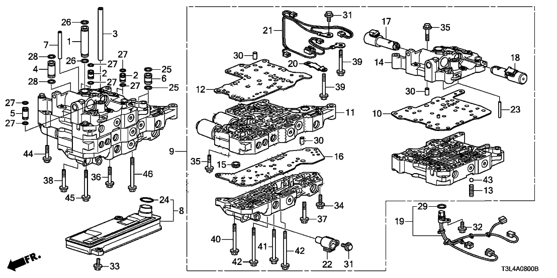 Honda 27711-RJ2-000 Body, Secondary Valve
