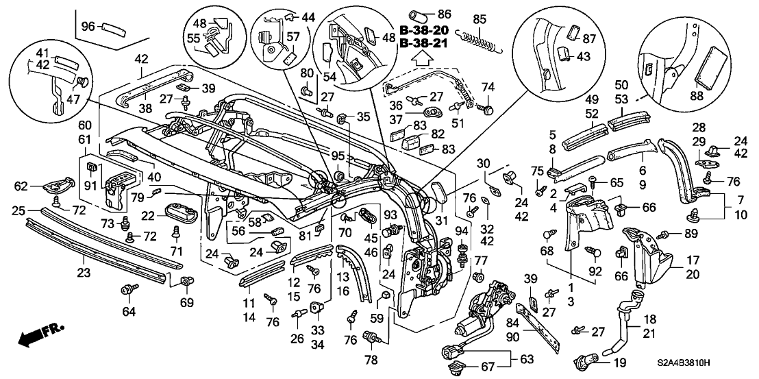 Honda 86010-S2A-003 Muffler