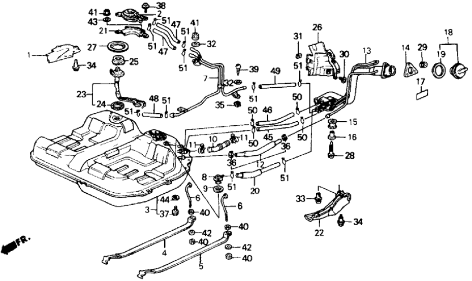 Honda 17534-SF1-930 Pipe, Fuel & Vent