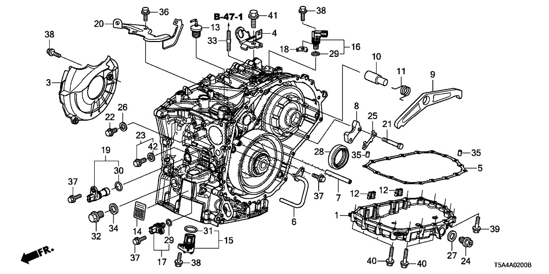 Honda 24561-5T0-000 Pawl, Parking Brake