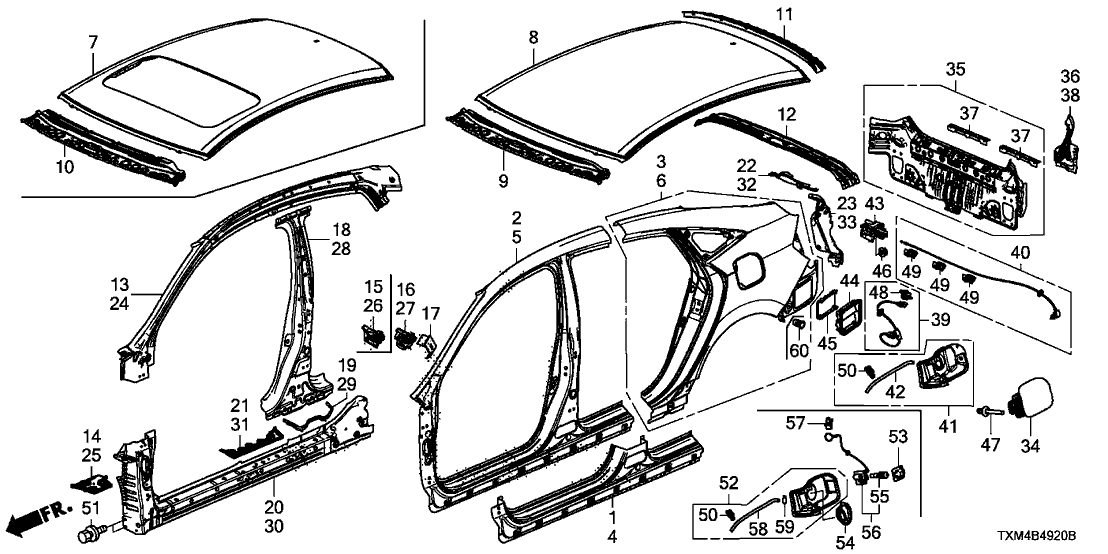 Honda 74483-TBA-A00 Tube, Fuel Adpt Dr