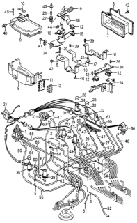 1983 Honda Accord  Joint (Three-Way) Diagram for 36010PC2661