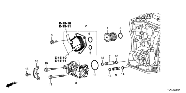 2021 Honda CR-V  Warmer (CVT) Diagram for 255605LJ004