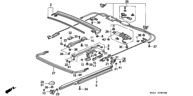 1992 Honda Civic E-Ring (4MM) Diagram for 9454004029