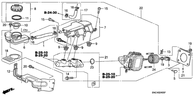 2006 Honda Civic Bolt, Flange (10X32) Diagram for 46956SNCA01