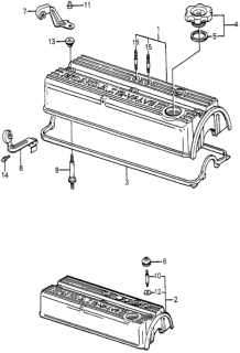 1985 Honda Accord  Bolt, Stud (6X25) Diagram for 92900060251B