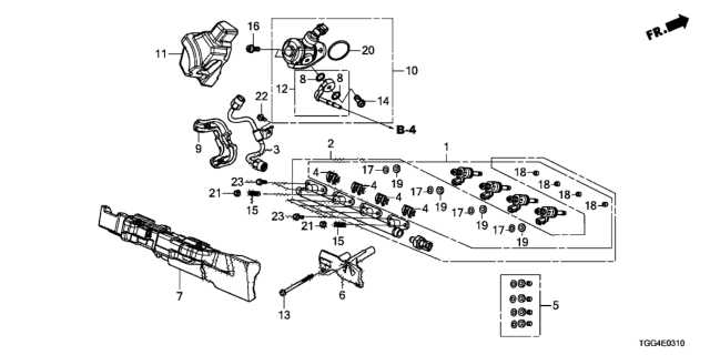2017 Honda Civic  Pump Assembly, Fuel H Diagram for 1679059B003