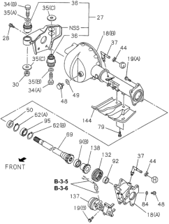 1996 Honda Passport  Gear, Clutch Diagram for 8971348571