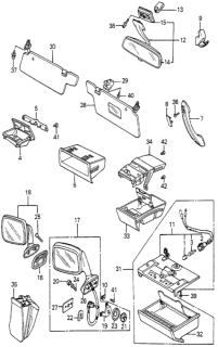 1981 Honda Prelude  Screw-Washer (5X12) Diagram for 938930501200