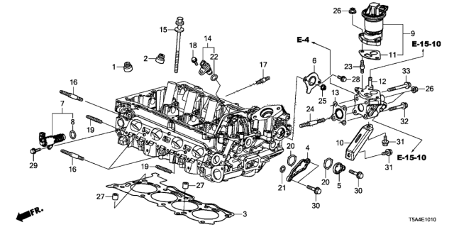 2016 Honda Fit  Bolt, Stud (6X18) Diagram for 900415J6A00
