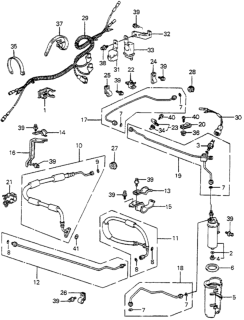 1985 Honda Accord  Receiver (Retrofit) Diagram for 80351SA5H91