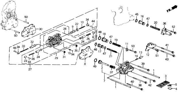 1988 Honda Prelude Bolt, Flange (6X152) Diagram for 90019PF4000