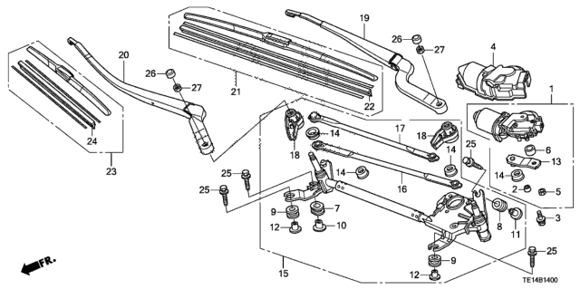 2012 Honda Accord  Cover, Motor Diagram for 76506TE0A01