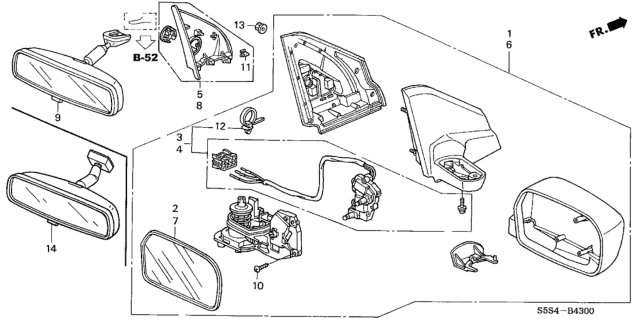 2005 Honda Civic  Screw, Tapping (3.5X12) Diagram for 90106S5S003