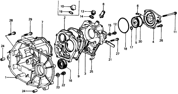1976 Honda Civic  Pin, Dowel (8X14) Diagram for 9430308140