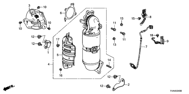 2019 Honda Accord Bolt-Washer (8X16) Diagram for 934040801605
