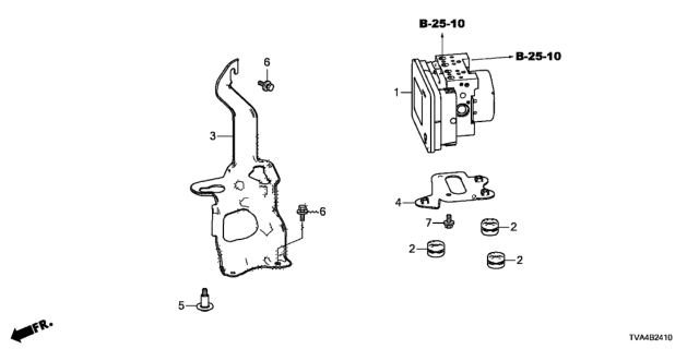 2020 Honda Accord  SET Diagram for 57100TVCA75
