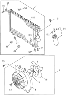 2001 Honda Passport  Bolt, Shroud Diagram for 8972893260