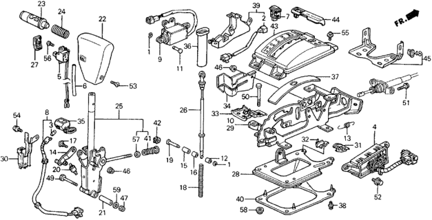 1991 Honda Civic  Screw, Tapping (3X10) Diagram for 9390122220