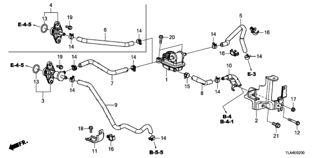 2019 Honda CR-V  Tube C, Purge Diagram for 361695PAA00