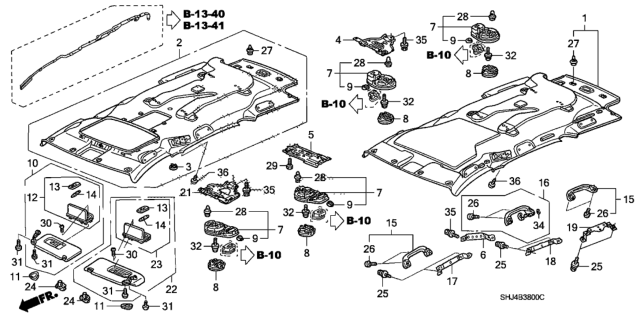 2007 Honda Odyssey  Screw, Pan (5X23) Diagram for 90131SCVA00