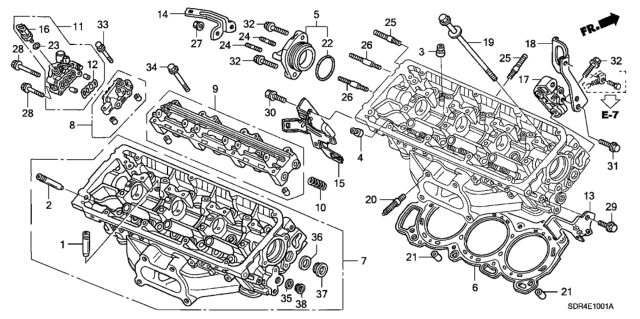 2007 Honda Accord Hybrid  Bolt, Stud (8X32) Diagram for 92900080321B