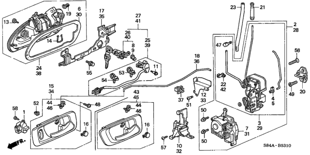 2002 Honda Accord Screw, Pan (3X5) Diagram for 90150S84A01