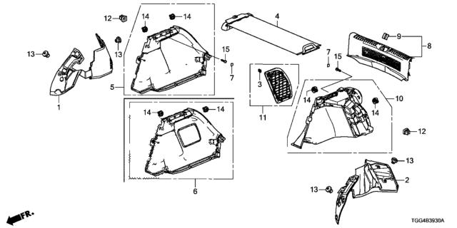 2017 Honda Civic  Lock, Lid *NH900L* Diagram for 83113S6A003YA