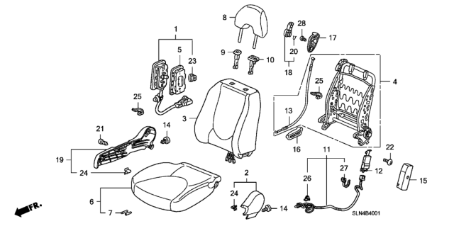 2008 Honda Fit  Cord, OPDS Diagram for 81166SLN000