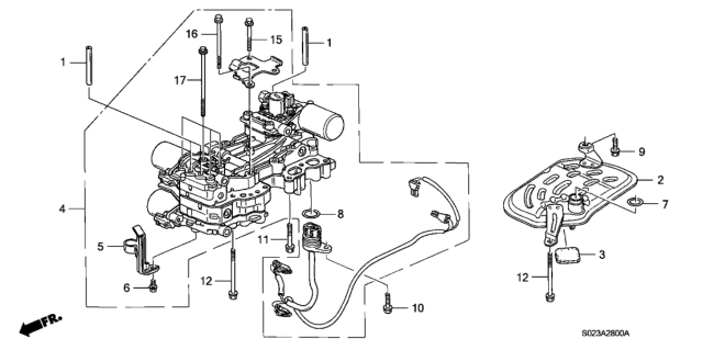 1997 Honda Civic  Bolt, Flange (5X35) Diagram for 90103P4V010