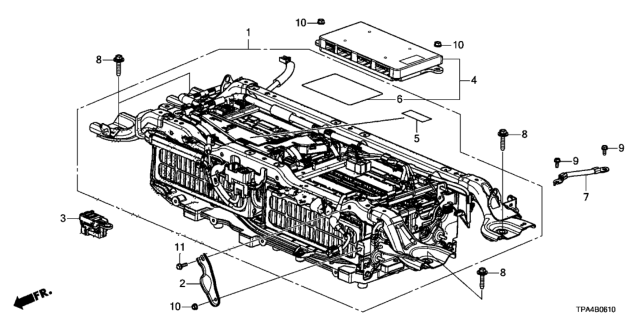 2020 Honda CR-V Hybrid  CABLE GROUND IPU Diagram for 32603TMBH00