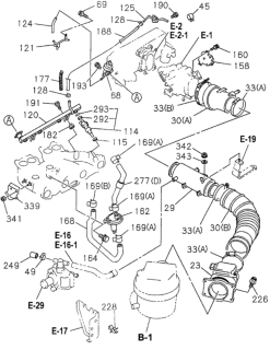 1994 Honda Passport  Hose, Connecting Diagram for 8970378003